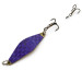 Vintage   Bay de Noc Do-Jigger, 1/3oz Brass / purple fishing spoon #15598