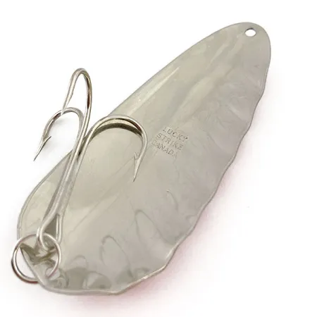Vintage Lucky Strike 4.5 Nickel Half Wave, 1 1/3oz fishing spoon #15607