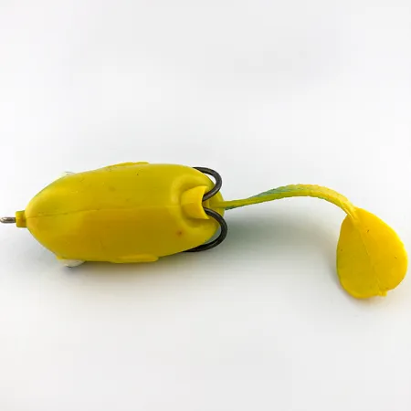 Vintage Snag Proof Wiggle Wog, 1/2oz Yellow / Green fishing lure #15672