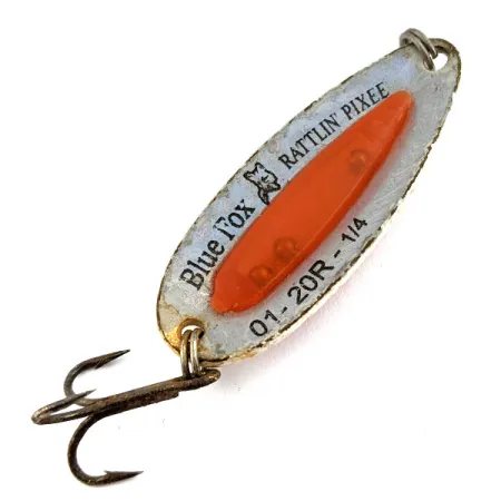 Vintage Blue Fox Rattlin Pixee, 1/4oz fishing spoon #15724
