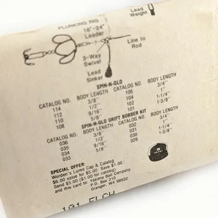 Shur Strike Spin-N-Glo, 1/3oz spinning lure #15735