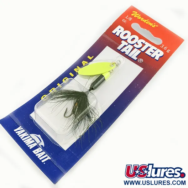  Yakima Bait Worden’s Original Rooster Tail, 1/8oz  spinning lure #16098