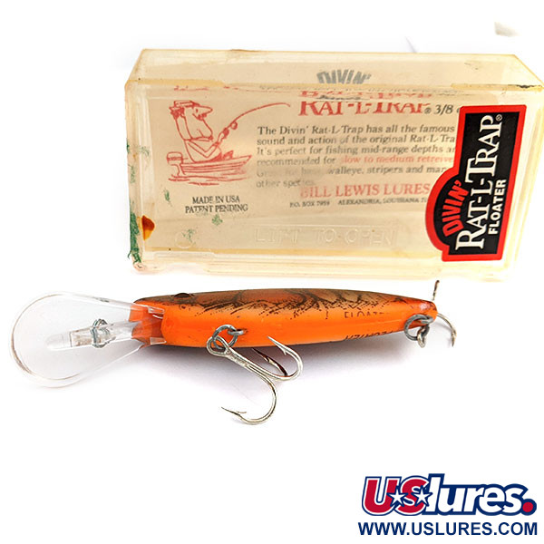   ​Bill Lewis Divin' Mag Trap Rat-L-Trap Floater, 1/3oz  fishing lure #15912