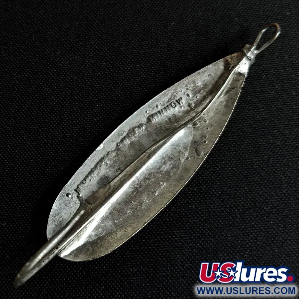 Vintage   Weedless Johnson Silver Minnow, 1/3oz Silver fishing spoon #15913