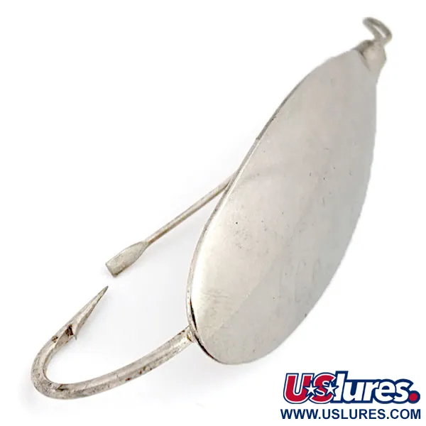 Vintage   Weedless Johnson Silver Minnow, 1/3oz Silver fishing spoon #15913