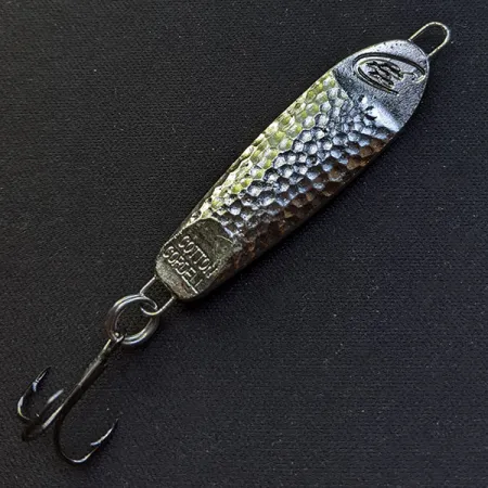 Vintage Cotton Cordell CC Spoon Jig Lure, 1/2oz Nickel fishing spoon #15914
