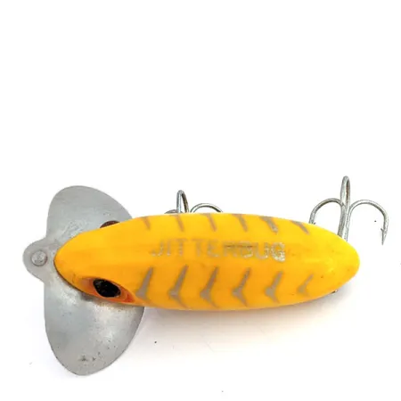 Vintage Fred Arbogast Jitterbug, 1/3oz Yellow fishing lure #15926