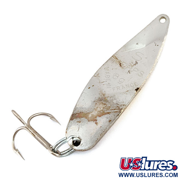 Vintage   Mepps Syclops 0, 1/4oz Silver fishing spoon #15930