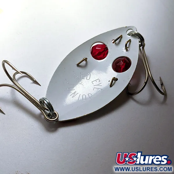 Vintage  Eppinger Red Eye Junior, 1/2oz Red / White fishing spoon #15941