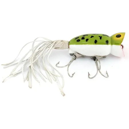 Vintage Fred Arbogast Hula Popper, 1/3oz fishing lure #15945