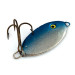 Vintage   Bomber Slab Spoon, 3/4oz Nickel / Blue fishing spoon #15946