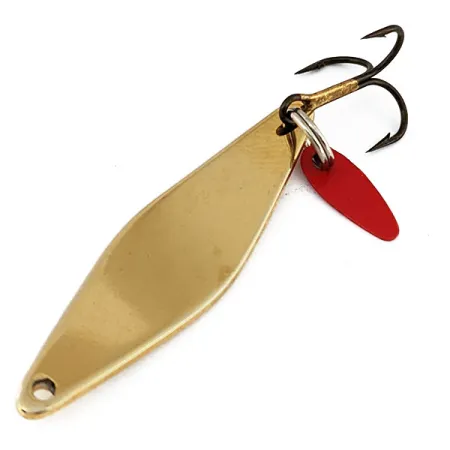 Vintage Bay de Noc Do-Jigger, 3/16oz Gold Moon Jelly fishing spoon #15952