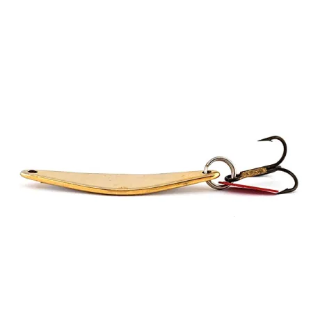 Vintage Bay de Noc Do-Jigger, 3/16oz Gold Moon Jelly fishing spoon #15952