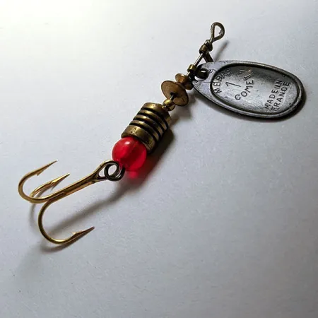 Vintage Mepps Comet 1, 1/8oz Black spinning lure #15957