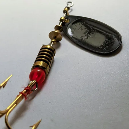 Vintage Mepps Black Fury 3, 1/4oz spinning lure #15958