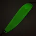 Vintage   Gator Glow, 1oz Nickel / White Glow Gator Glow in Dark fishing spoon #15959