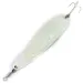 Vintage   Gator Glow, 1oz Nickel / White Glow Gator Glow in Dark fishing spoon #15959