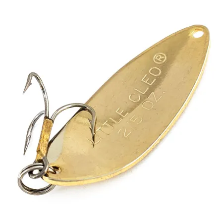 Vintage Acme Little Cleo, 2/5oz Gold fishing spoon #15962