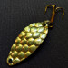 Vintage   Acme Little Cleo bubbles, 1/8oz Brass fishing spoon #15963