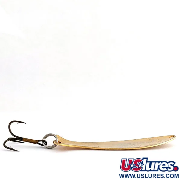 Vintage   Acme Flash-King Wobbler, 3/16oz Gold fishing spoon #15966