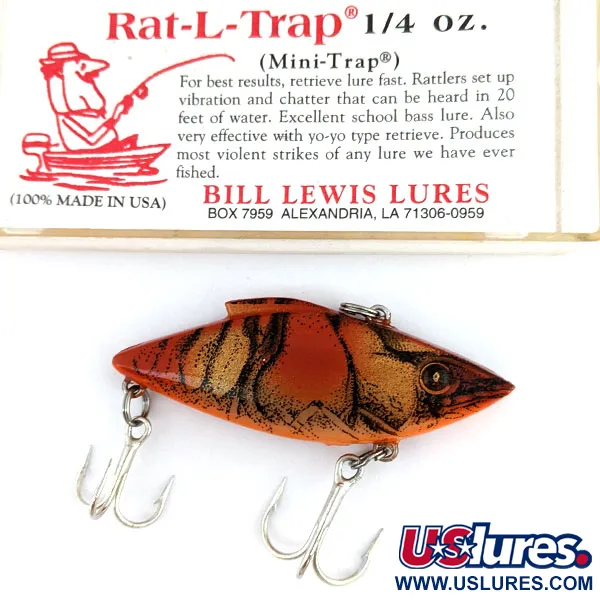   Bill Lewis Rat-L-Trap, 2/5oz  fishing lure #15974