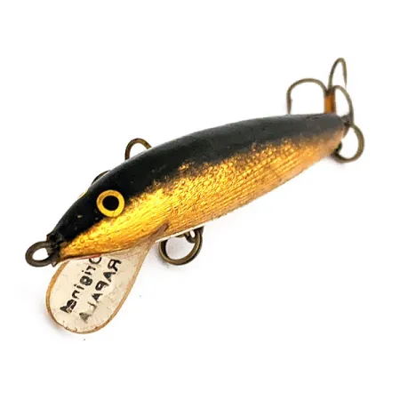 Vintage Vintage Rapala Original Floater F6, 3/32oz G (Gold) fishing lure #16021