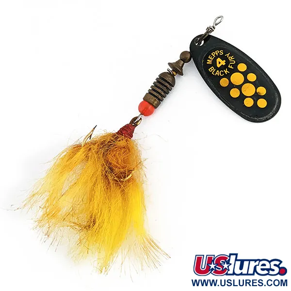 Vintage Mepps Black Fury 4 Dressed (1970s)