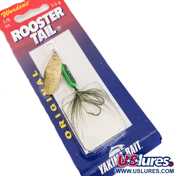  Yakima Bait Worden’s Original Rooster Tail, 1/8oz  spinning lure #16103