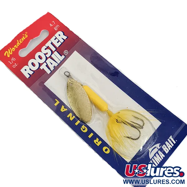  Yakima Bait Worden’s Original Rooster Tail, 3/16oz  spinning lure #16104