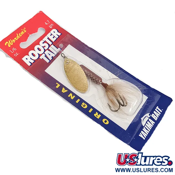  Yakima Bait Worden’s Original Rooster Tail, 3/16oz  spinning lure #16105