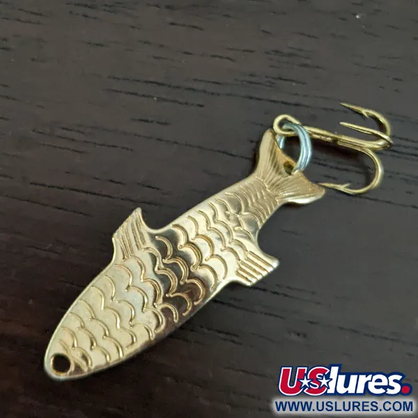 Vintage   Acme Phoebe,  Gold fishing spoon #16139