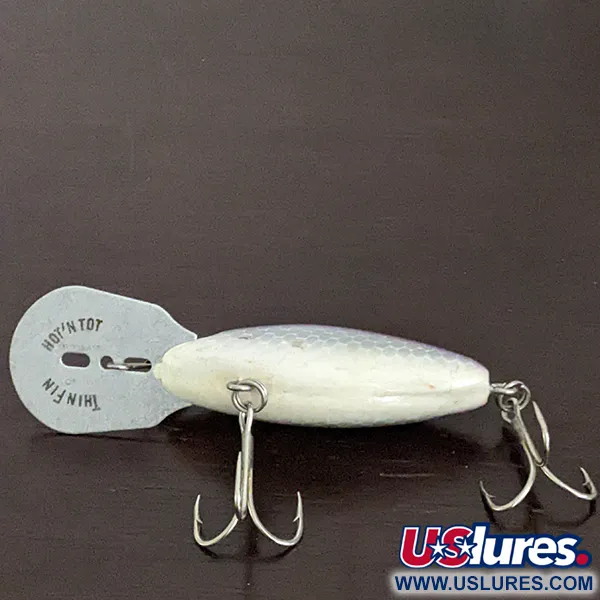 Vintage   Storm Hot'N'Tot Thin Fin, 2/5oz Silver / purple fishing lure #16167