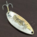 Vintage  Seneca Little Cleo (Hula Girl), 1/2oz Gold / Nickel fishing spoon #16183