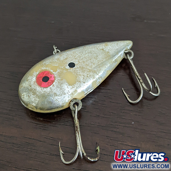 Vintage   Bomber Pinfish Hard Knock, 2/5oz Silver fishing lure #16215