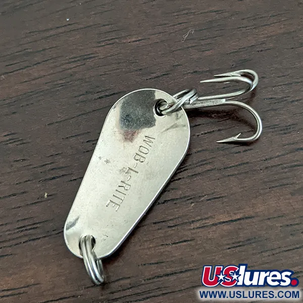 Vintage  Acme Wob-L-Rite, 1/8oz Nickel fishing spoon #16231