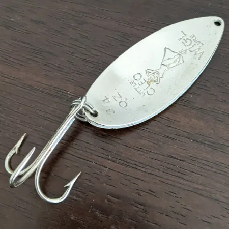 Vintage Seneca Little Cleo (Hula Girl), 3/4oz Glow in Dark fishing spoon #16236