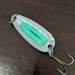 Vintage   Blue Fox Pixee UV, 1/8oz Nickel / Green fishing spoon #16254