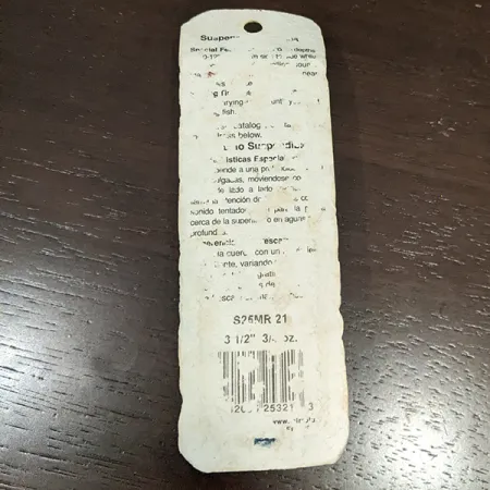 L&S Bait Mirro lure MirrOlure S25MR Suspending Twitchbait, 3/4oz fishing lure #16258