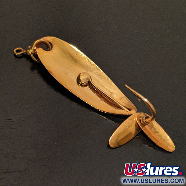 Vintage  Hildebrandt Spinners Hildebrandt, 3/64oz Gold fishing spoon #16286