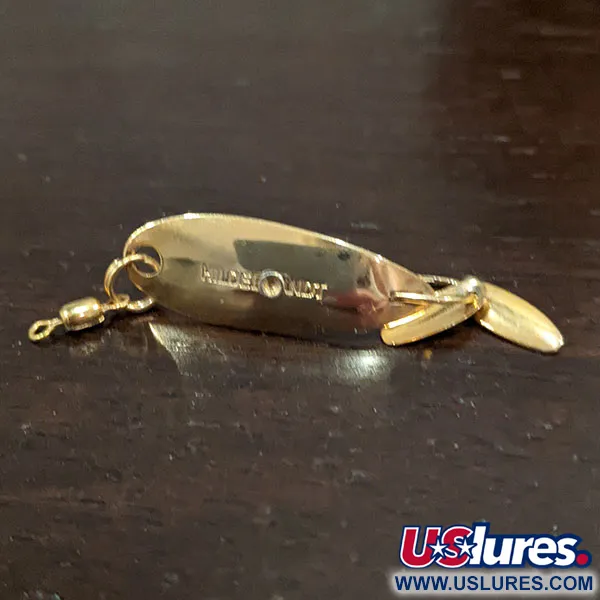 Vintage  Hildebrandt Spinners Hildebrandt, 3/64oz Gold fishing spoon #16286