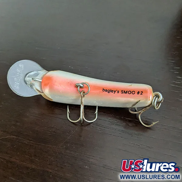 Vintage   Bagley Smoo #2, 1/4oz  fishing lure #16290