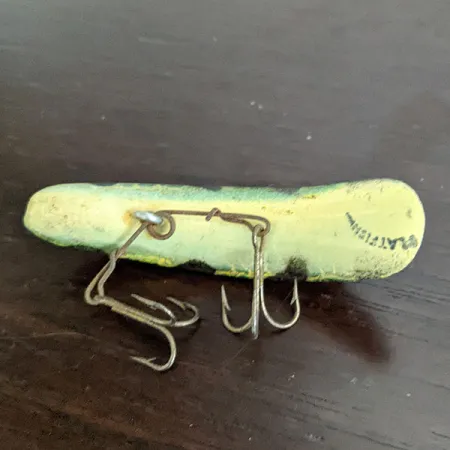 Vintage Yakima Bait FlatFish F7, 1/8oz Frog fishing lure #16295