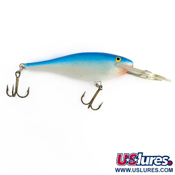 Vintage   Rapala Shad Rap Deep Runner 09, 3/5oz B (Blue) fishing lure #16320