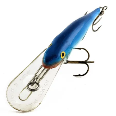Vintage Rapala Shad Rap Deep Runner 09, 3/5oz B (Blue) fishing lure #16320