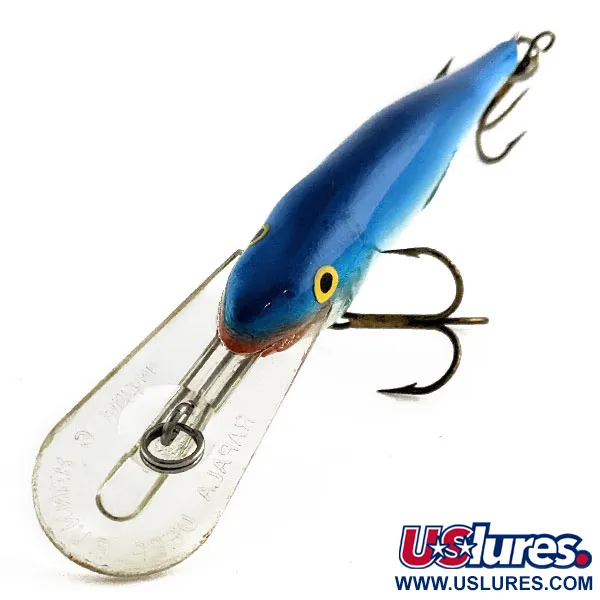 Vintage   Rapala Shad Rap Deep Runner 09, 3/5oz B (Blue) fishing lure #16320