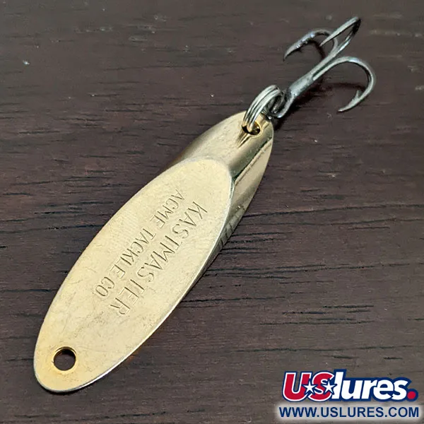 Vintage  Acme Kastmaster, 1/4oz Gold fishing spoon #16362