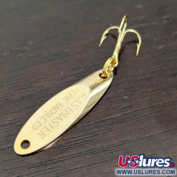 Vintage  Acme Kastmaster, 1/8oz Gold fishing spoon #16364