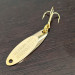 Vintage  Acme Kastmaster, 1/8oz Gold fishing spoon #16364
