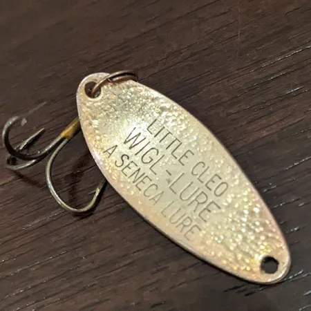 Vintage Seneca Little Cleo Crystal, 1/4oz Crystal fishing spoon #20100