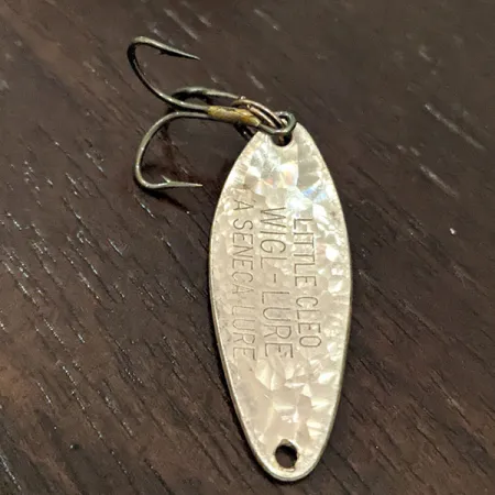 Vintage Seneca Little Cleo Crystal, 1/4oz Crystat fishing spoon #16378